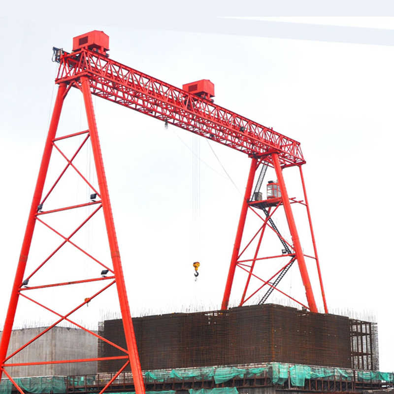 Truss Gantry Crane with Walkway, 10 Ton, 18m Span for Maintenance Access