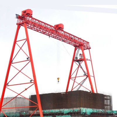 Truss Gantry Crane with Walkway, 10 Ton, 18m Span for Maintenance Access