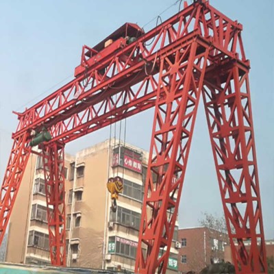 50 Ton Heavy-Duty Truss Gantry Crane, 28m Span, A6 Work Duty