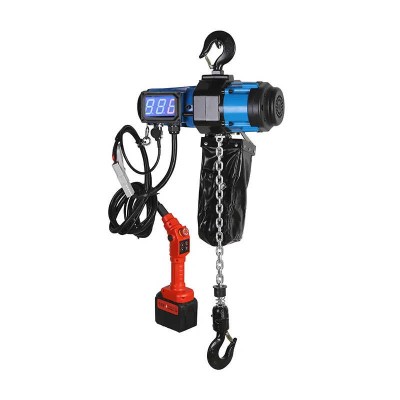 Wireless Remote Control Electric Chain Hoist with Accurate Weight Display