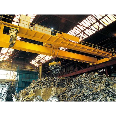 Electromagnetic Overhead Crane with Safe Load Handling for Steel Logistics