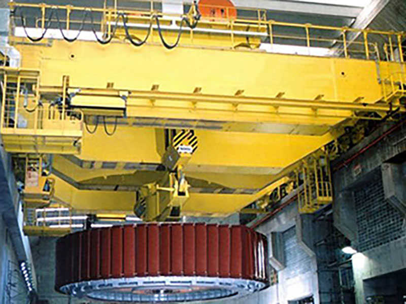 45m Span Power Plant EOT Crane with Anti-Sway & Precision Positioning