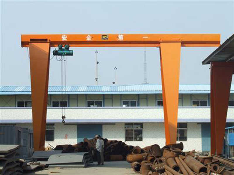 1-20t Single Girder Gantry Crane, 12-35m Span for Warehouse & Workshop