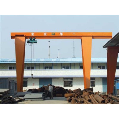 Compact Single Girder Gantry Crane with 12-20m Span for Factories
