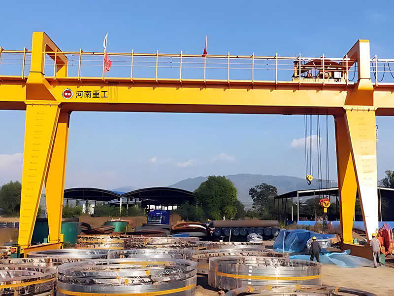 200 Ton Double Girder Gantry Crane, 35m Span to Saudi Arabia