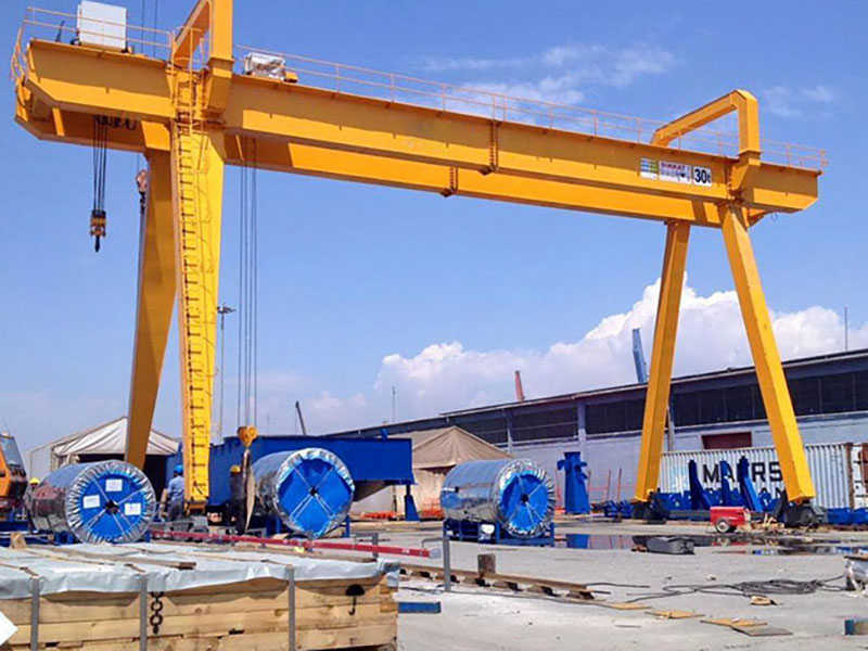 120 Ton Double Girder Gantry Crane, 32m Span to South Africa
