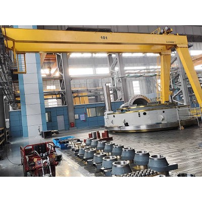 Heavy Duty Semi Gantry Crane 20T, 25m Span to Saudi Arabia