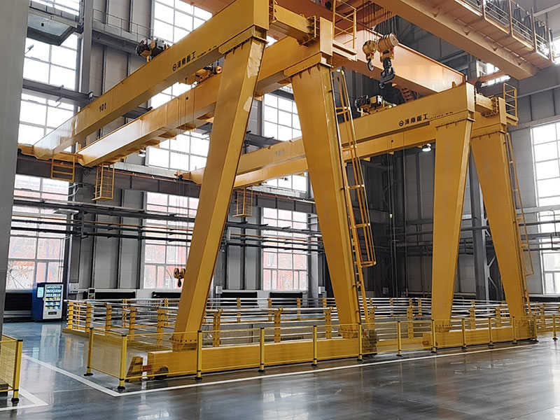 Double Beam Semi Gantry Crane 32T, 28m Span for Malaysia Port