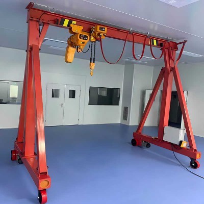 Mobile Gantry Crane 2T to Australia, 4m Span for Warehouse