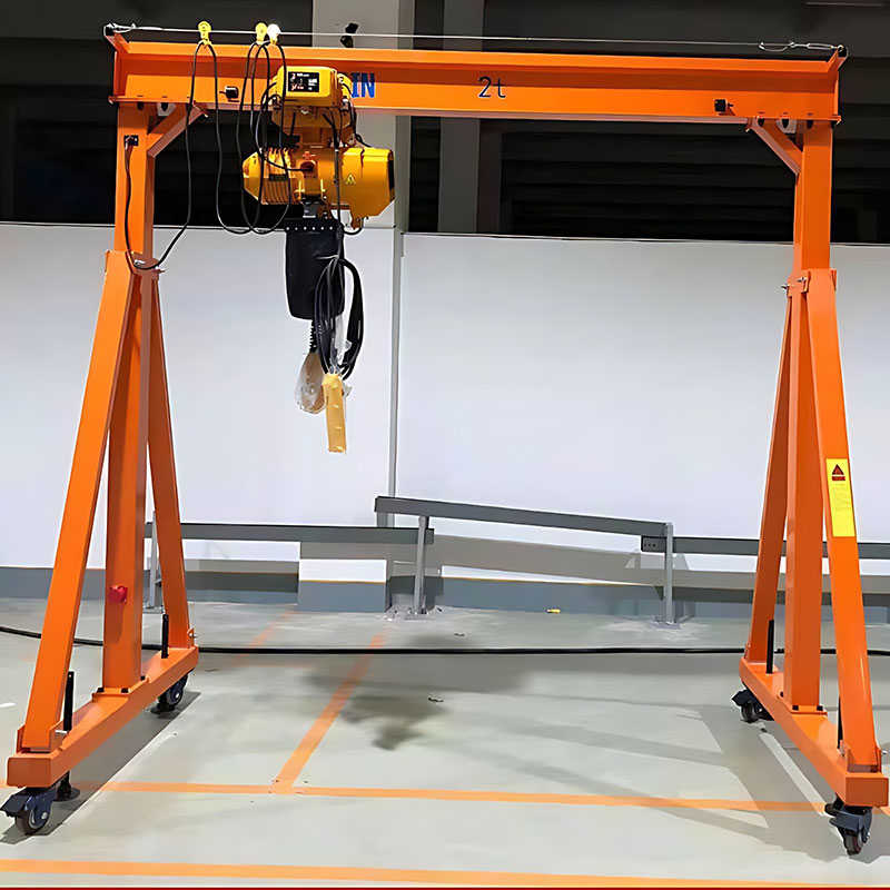 Mobile Gantry Crane 2T to Australia, 4m Span for Warehouse