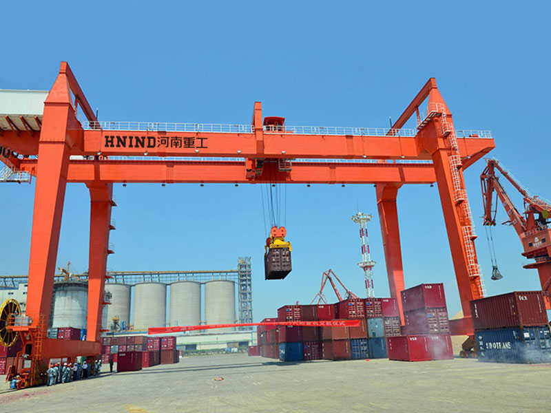 30T Rail Mounted Container Gantry Crane to Brazil, 26m Span