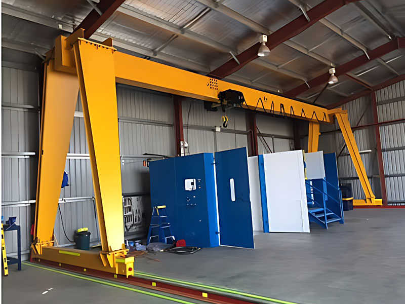60T EU Gantry Crane to Poland, 28m Span, Steel Plant Application