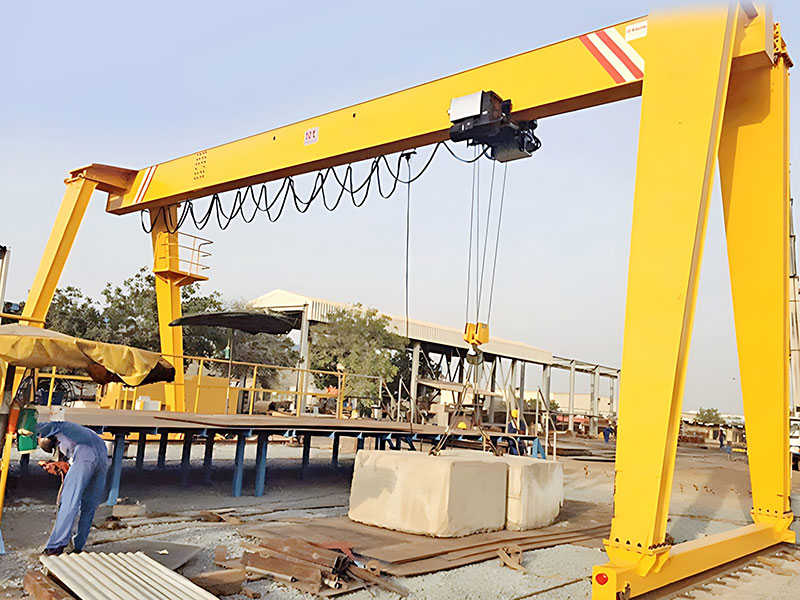 120T EU Standard Gantry Crane to France, 30m Span, Port Terminal
