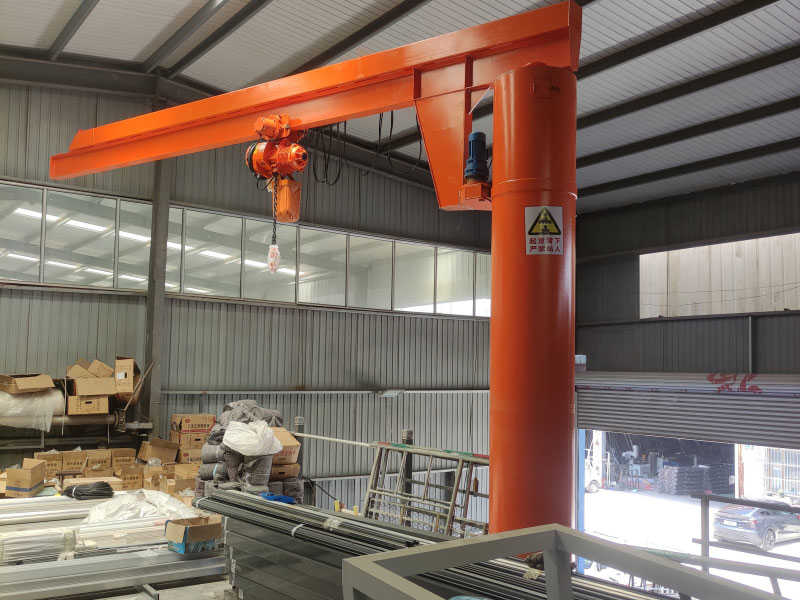 Vietnam Workshop 0.5 Ton Compact Floor Jib Crane 270° Rotation