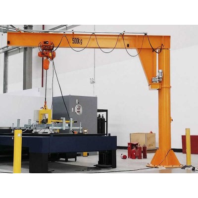 Vietnam Workshop 0.5 Ton Compact Floor Jib Crane 270° Rotation