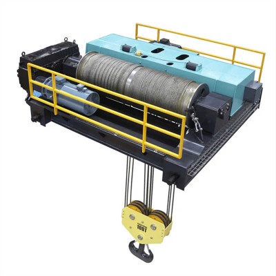 Heavy Duty 16 Ton Electric Winch Trolley for Gantry & EOT Cranes