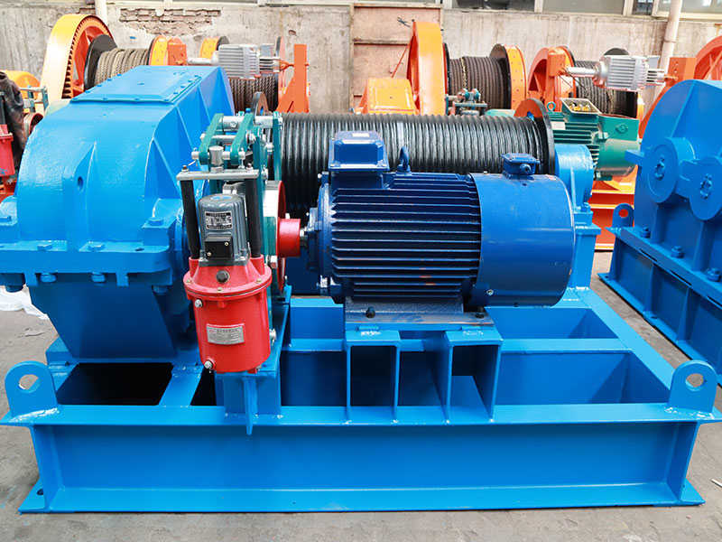 Heavy Duty 8 Ton Electric Winch, 80m Rope for Equipment Installation