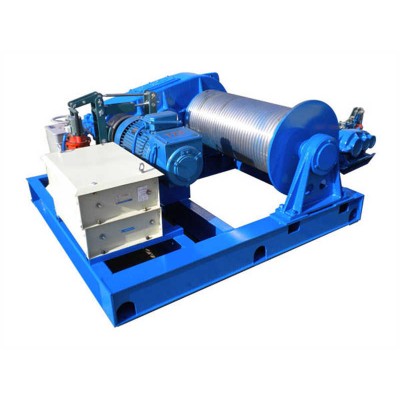 10 Ton Industrial Pulling Winch, Gear Driven for Heavy Cargo Towing