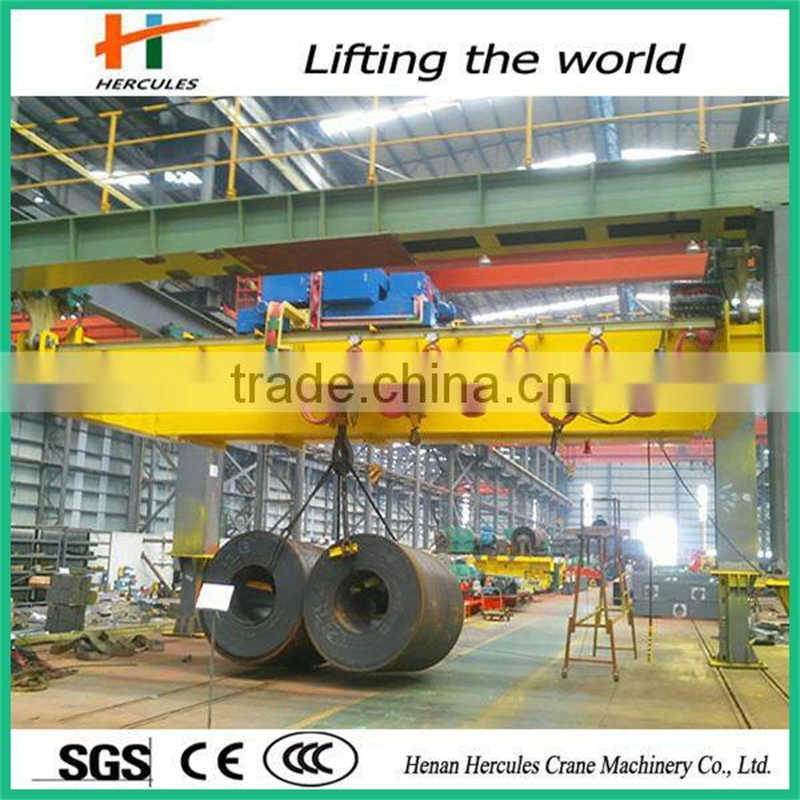 Low Headroom China Double Girder Crane 10 Ton for Max Vertical Space