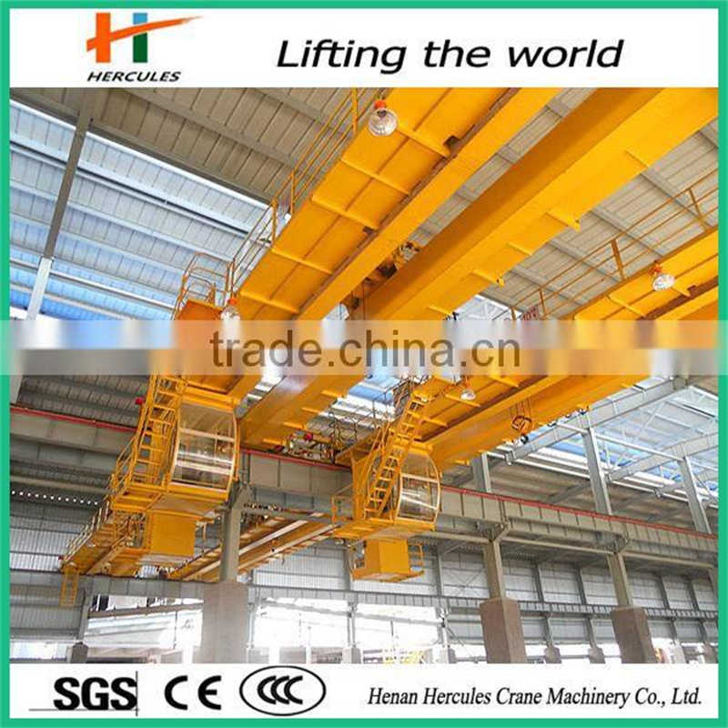 Low Headroom China Double Girder Crane 10 Ton for Max Vertical Space