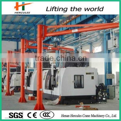 2 Ton Floor Mounted Jib Crane with Dual-Speed Lifting Control