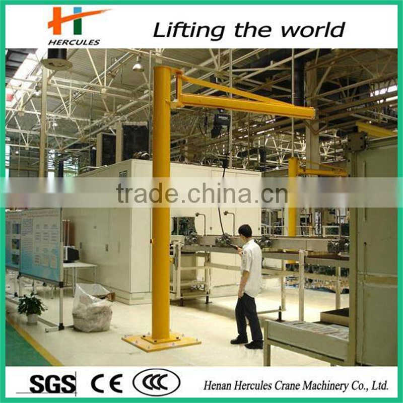 2 Ton Floor Mounted Jib Crane with Dual-Speed Lifting Control