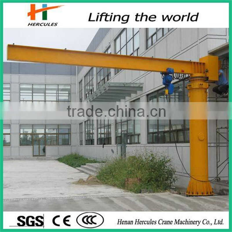 Heavy Duty 2 Ton Floor Mounted Jib Crane with 5m Max Radius