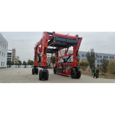 150T Heavy Duty Marine Straddle Carrier, 40' Container Lifter Truck