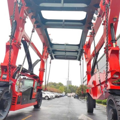 Electric Marine Straddle Carrier 100T, Eco-Friendly for Port Use