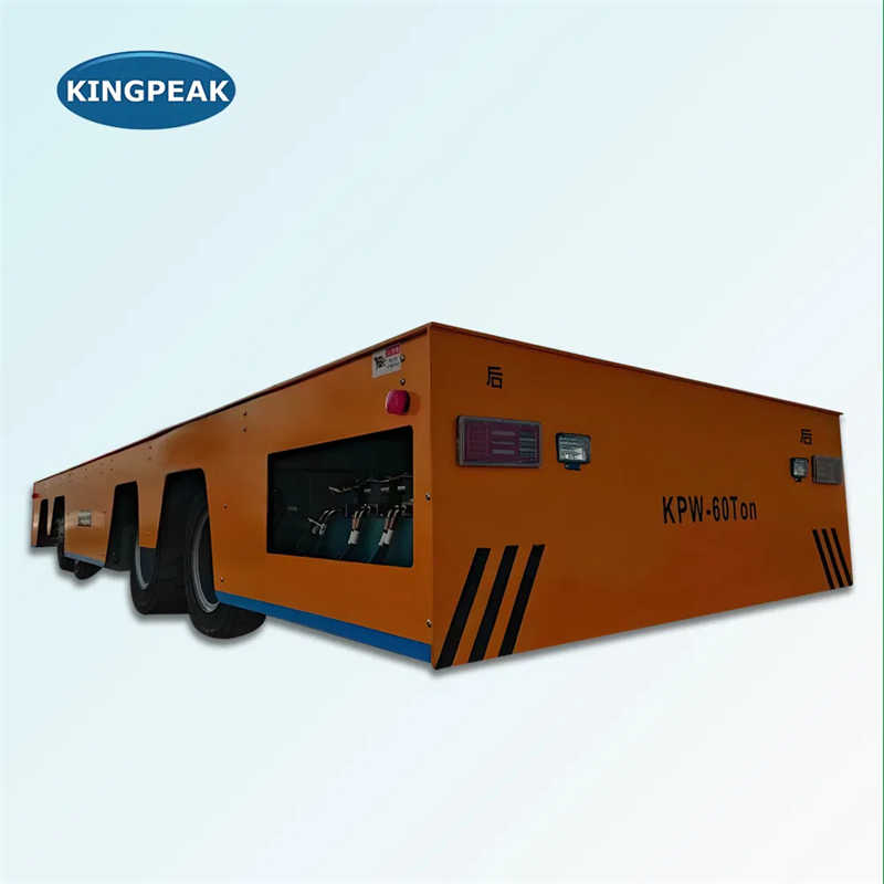 Omni-Directional Trackless Transfer Cart for Superior Maneuverability