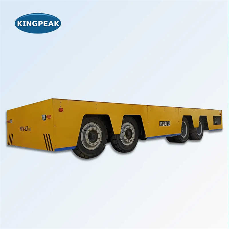 Omni-Directional Trackless Transfer Cart for Superior Maneuverability