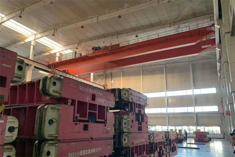 75 Ton Heavy Duty Double-Girder Crane, 25m Span, 15m Lift, For Steel Mills