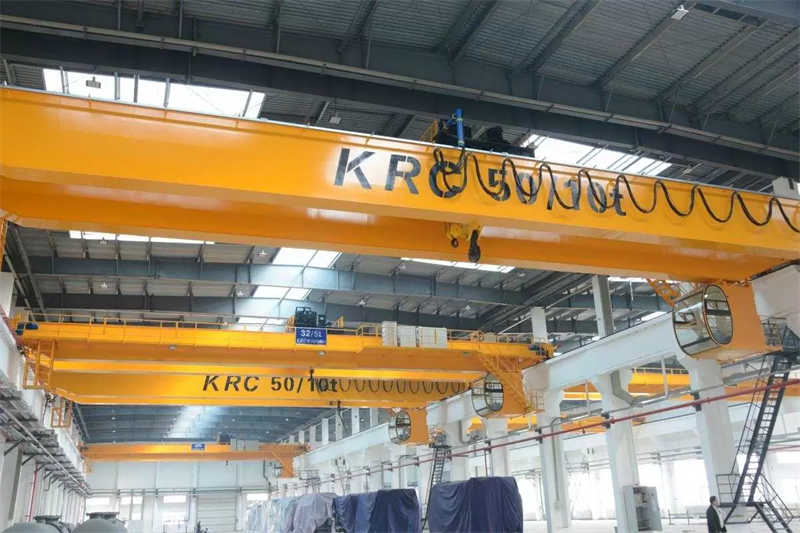 75 Ton Heavy Duty Double-Girder Crane, 25m Span, 15m Lift, For Steel Mills