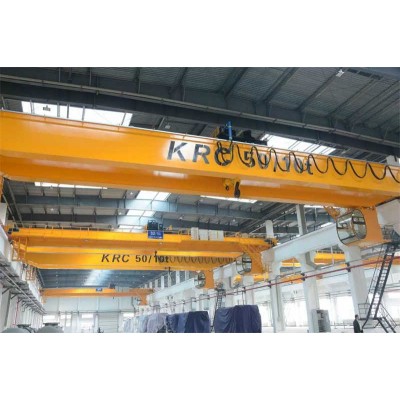 Double-Girder Workshop Crane, 5-32 Ton Capacity, Custom Span & Voltage