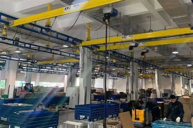16 Ton Suspension Crane, 60m Span, 380V with Synchronized Operation