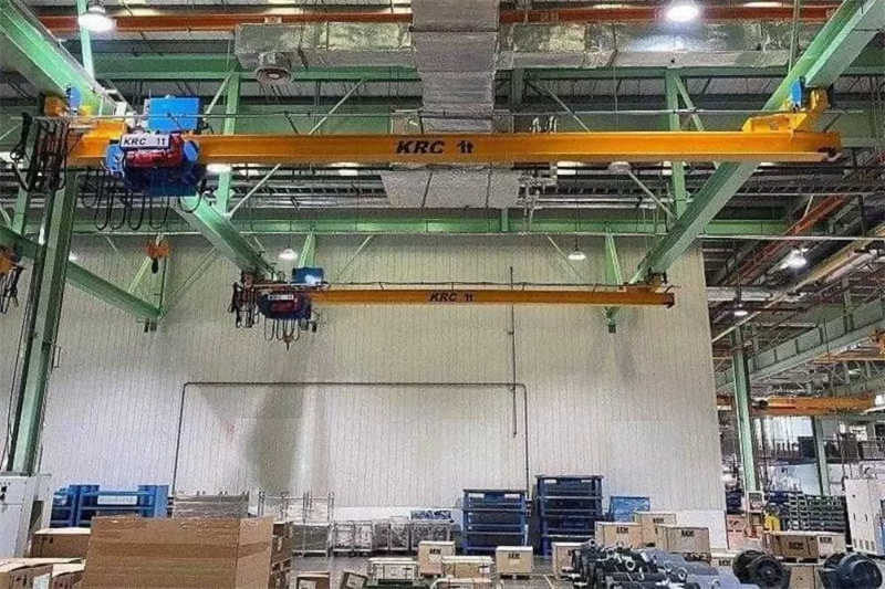 16 Ton Suspension Crane, 60m Span, 380V with Synchronized Operation