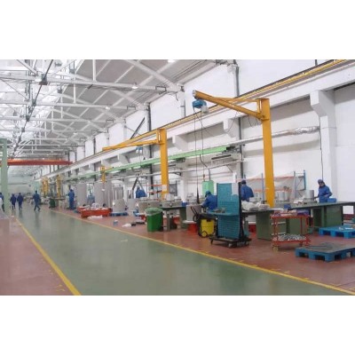 Light Duty Pillar Jib Crane LS, 250kg Capacity, 7m Jib, 380V Power