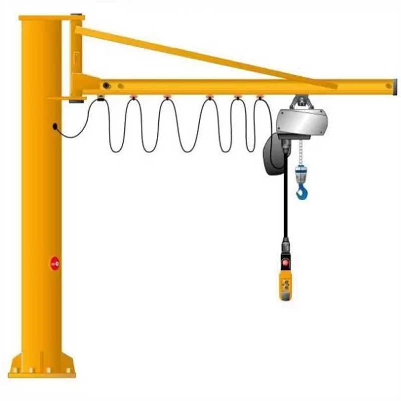 Efficient 500kg material handling with Pillar Jib Crane LS and 6m jib arm