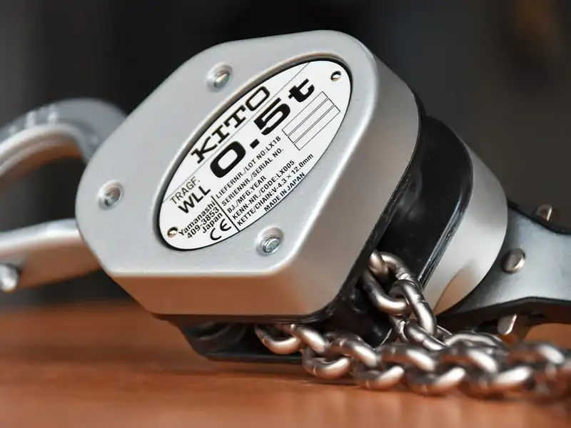 Chain Freewheel LX Lever Hoist Ensures Quick Positioning of 250-500kg Loads