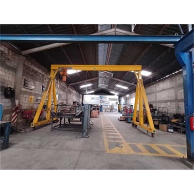 Heavy-Duty 20t Mobile Gantry Crane, 12m Span for Workshop Lifting