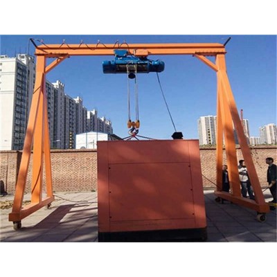 Versatile Trackless Gantry Crane - Electric or Manual Hoist, 0.5-20t