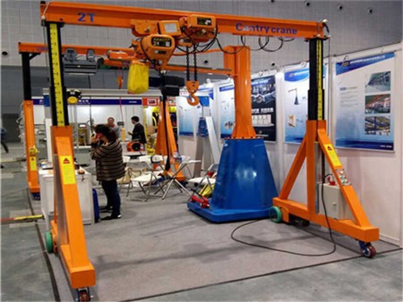 Lightweight Mobile Gantry Crane, 1 Ton Capacity, Easy to Move & Operate