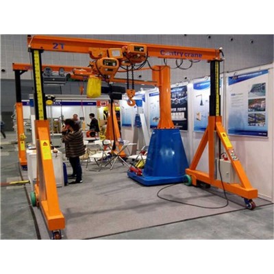 Economical Manual Hoist Mobile Gantry Crane, 0.5-5t Capacity