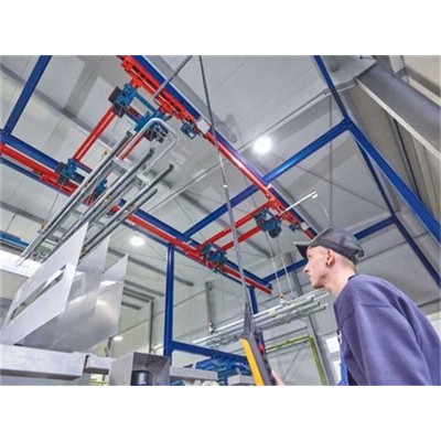 Low-Headroom KBK Monorail Crane, 2000kg Capacity - Ideal for Tight Spaces