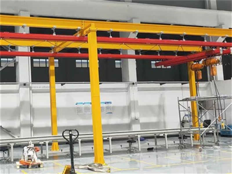 Flexible KBK Monorail Crane: Manual/Electric Control, 2000kg, 10m Span