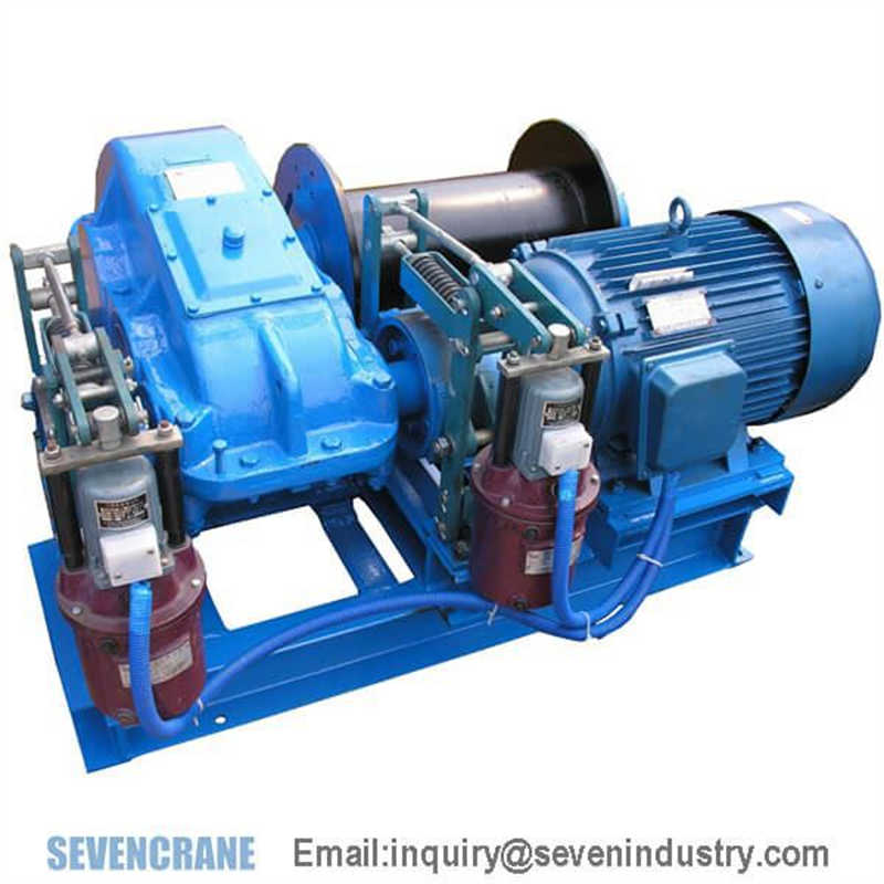 Industrial Electric Pull Winch: 3-15 Ton Capacity, 380V/415V, Durable Build