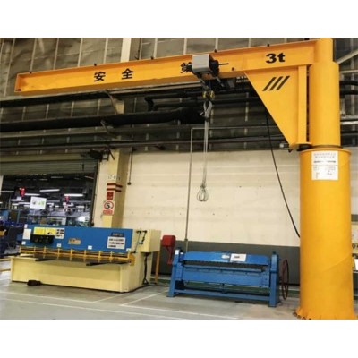 Precise 250kg articulating jib crane ideal for assembly tasks.