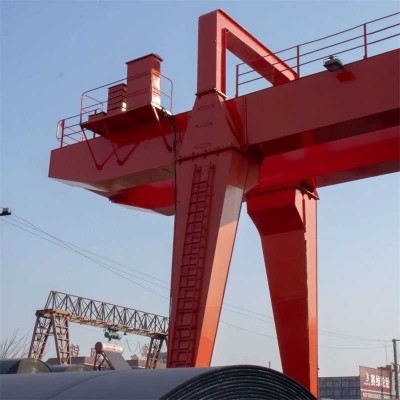 Outdoor 60 Ton Double Girder Winch Gantry Crane for Saudi Arabia