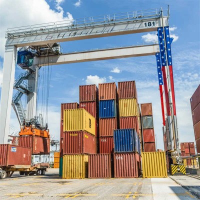 30 Ton Rail Mounted Gantry Crane for Indian Rail Freight Terminals