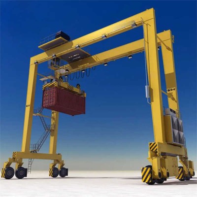 20 Ton Mobile Container Crane for Inland Ports in Vietnam